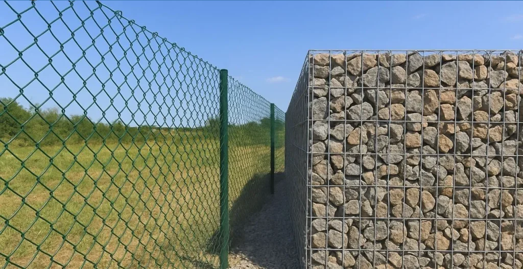 تفاوت فنس با گابیون